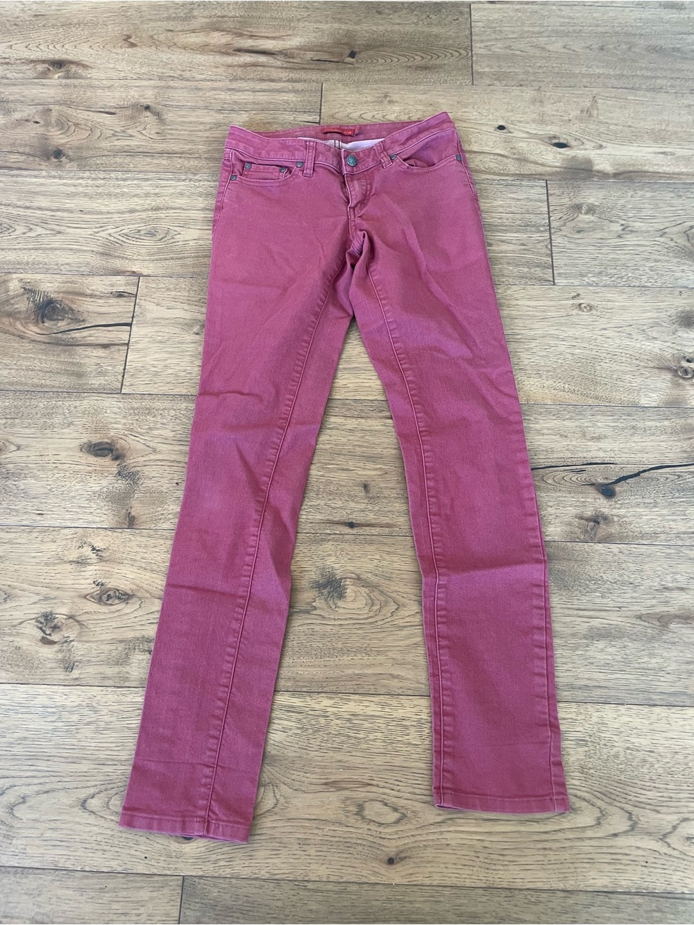 Prana skinny jeans in pink/faded red